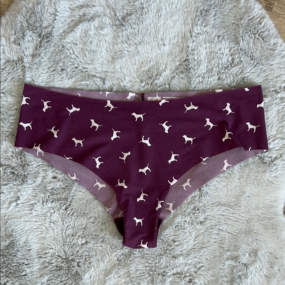 PINK Victoria's Secret No Show Cheekster Panty L